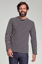 Armor-Lux Houat Sweater Stripes Dark Blue