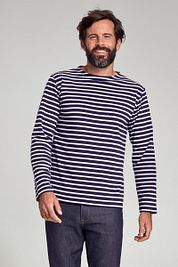 Armor-Lux Houat Navy Sweater Stripes 