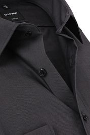 OLYMP Shirt Luxor Modern-Fit Dark Grey