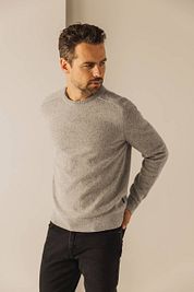 State Of Art Sweater Donegal Melange Beige