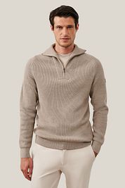 Cavallaro Corsico Half-Zip Beige