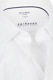 OLYMP Luxor Modern Fit Jersey Stretch Shirt 24/Seven White