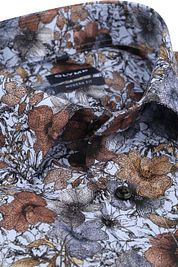 Olymp Luxor Shirt Floral Print Multicolour
