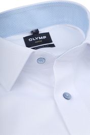 Olymp Luxor Shirt Diamond Structure White 