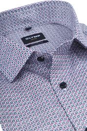 Olymp Luxor Shirt Print Purple