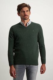 State Of Art Pullover Wool Moss Green