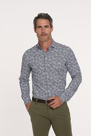 R2 Shirt Knitted Print Multicolour