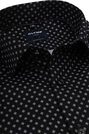 Olymp Luxor Shirt Print Black