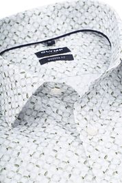 Olymp Luxor Shirt Print Olive