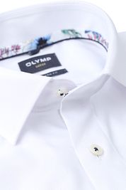 OLYMP Modern-Fit Short Sleeve Shirt White