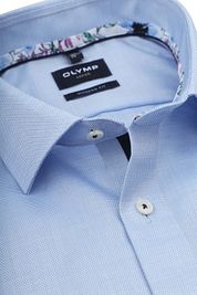 OLYMP Modern-Fit Short Sleeve Shirt Blue