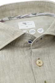 R2 Overhemd Linen Blend Light Green
