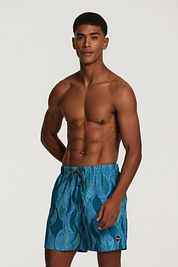 Shiwi Swimshorts Leaves Blue
