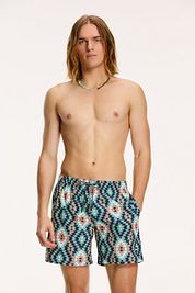 Shiwi Swimshorts Mayan Print Green
