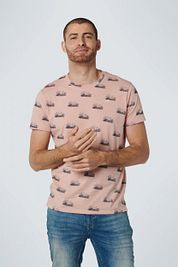No Excess T Shirt Print Pink