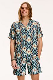  Shiwi Shirt Mayan Geo Green