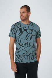 No Excess T Shirt Print Steel Blue