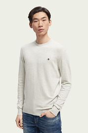 Scotch and Soda Pullover Bone White Melange