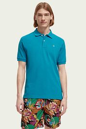 Scotch and Soda Pique Polo Turquoise 