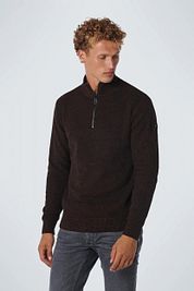 No Excess Half Zip Pullover Coffee
