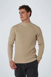 No Excess Pullover Turtle Knitted Beige