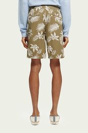 Scotch and Soda Short Print Dark Green