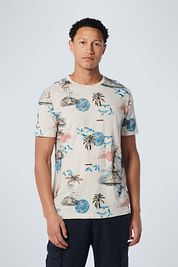 No Excess T-Shirt Print Ecru