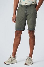 No Excess Cargo Short Linen Green
