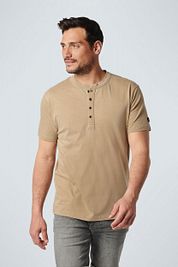 No Excess T-Shirt Button Khaki