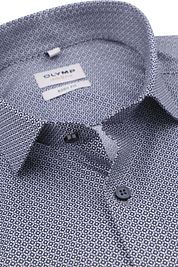 Olymp Level 5 Shirt Print Blue