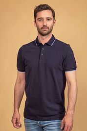 Suitable Polo Shirt Tip Ferry Navy Blue