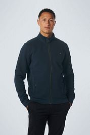 No Excess Cardigan Jacquard Navy