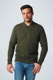 No Excess Cardigan Jacquard Dark Green 