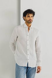 State Of Art Shirt Linen White