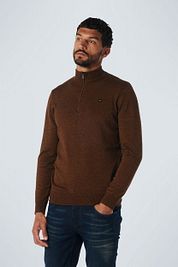 No Excess Half Zip Pullover Caramel