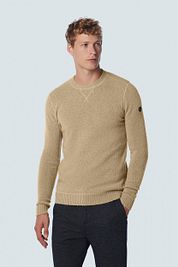 No Excess Pullover Melange Beige