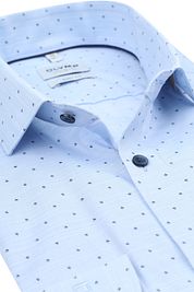 Olymp Level 5 Shirt Print Light Blue