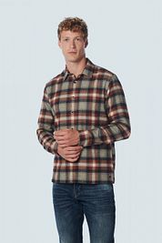No Excess Shirt Checks Caramel 