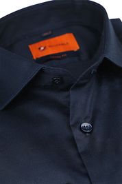 Suitable Shirt Pink Skinny Fit Navy 241-1