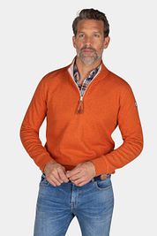 NZA Half Zip Sweater Samuel Orange