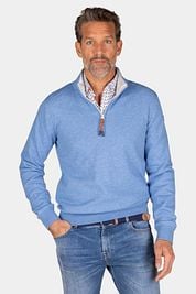 NZA Half Zip Sweater Samuel Blue