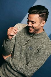NZA Half Zip Sweater Drake Green