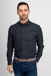 Suitable Shirt Black Watch Checkered