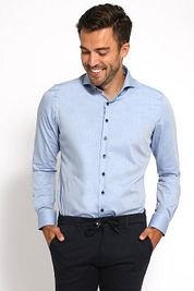 Suitable Twill Shirt Light Blue