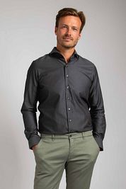 Suitable Twill Shirt Anthracite
