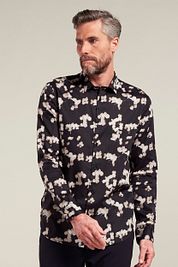 Dstrezzed Shirt X-Ray Flower Black