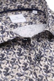 Blue Industry Shirt Print Blue