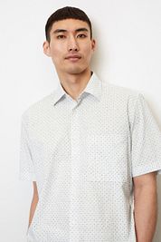 Marc O'Polo Shirt Short Sleeves Print White