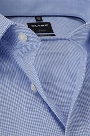 OLYMP Luxor Blue Checks Shirt