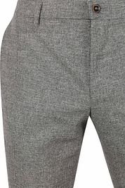 Alberto Rob Pants Pied de Poule Grey
